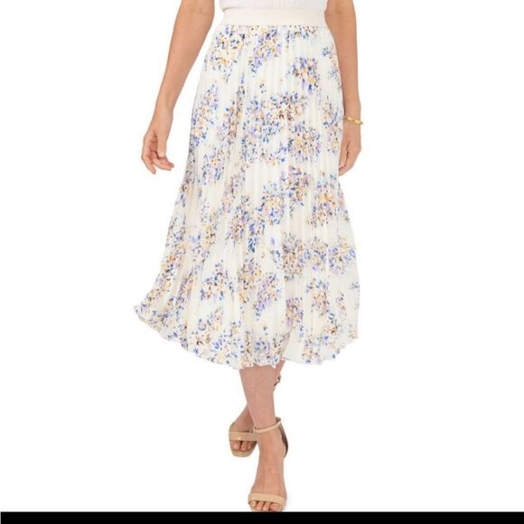 NWT Vince Camuto Ladies PleatedMidi Skirt - Picture 1 of 6